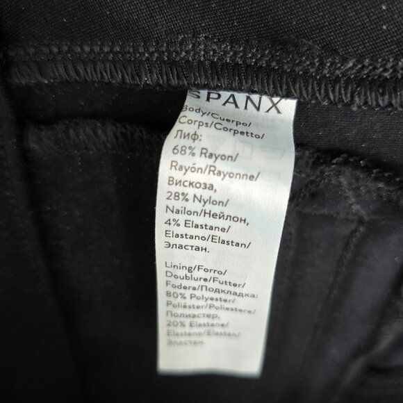 Spanx Perfect Black Pant Back Seam Skinny Pants - 20251Q - Black - Size Small - Picture 5 of 8